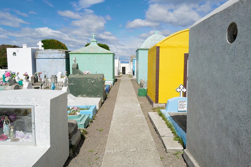 Cemetery in Puerto Natales by Gijs Kornmann