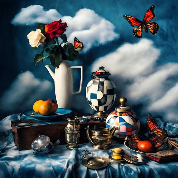 Little wings in the clouds by Gert-Jan Siesling