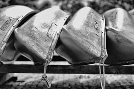 Canoes On Rig by Wouter Goedvriend