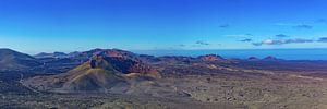 Nationaal park Timanfaya, Lanzarote van Walter G. Allgöwer