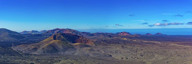 Nationaal park Timanfaya, Lanzarote van Walter G. Allgöwer