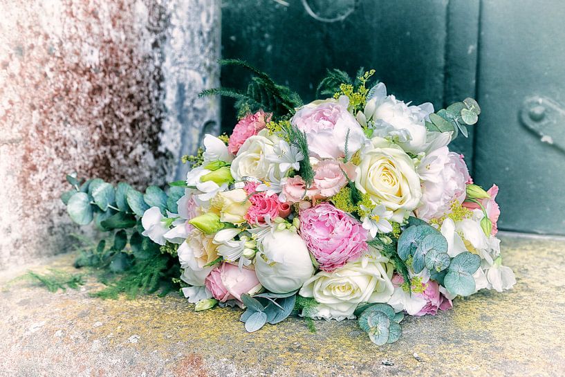 Bossie trouwbloemen van Marianne Bras