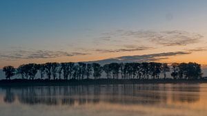 Zonsopkomst boven de Ooijpolder von Arjan Schalken