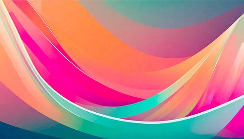 Wellen mit Farben