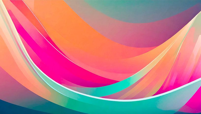 Wellen mit Farben von Mustafa Kurnaz