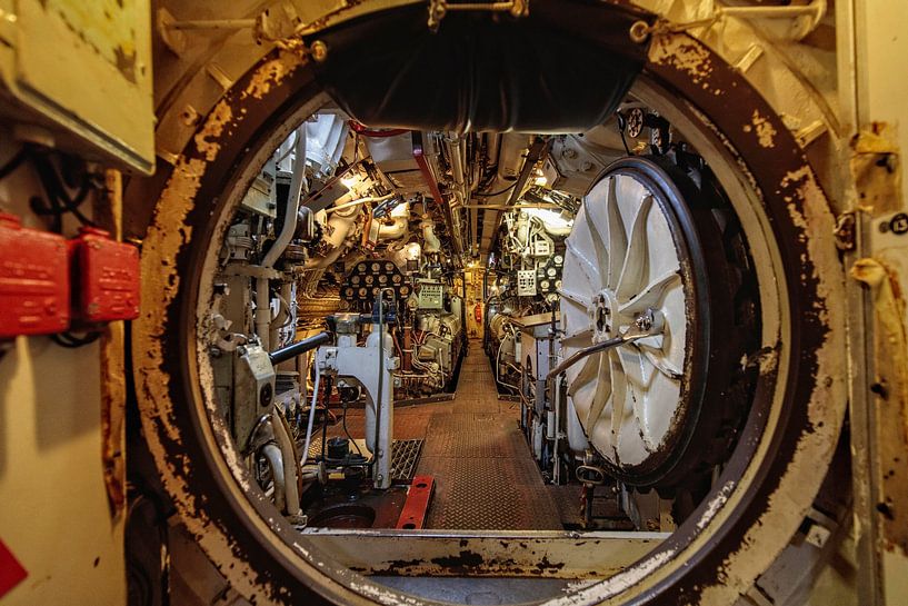 Salle des machines du HMS Otus par Rob Boon