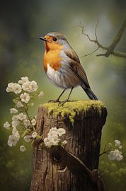 Between bloom and bark (3) by Brigitta Meijer