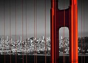 Golden Gate Bridge im Detail  von Melanie Viola Miniaturansicht