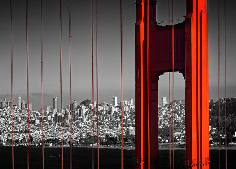 Golden Gate Bridge im Detail  von Melanie Viola