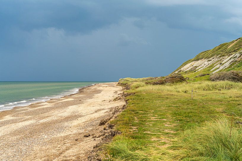 Green Beach at the Baltic Sea in Denmark by Peter Schickert