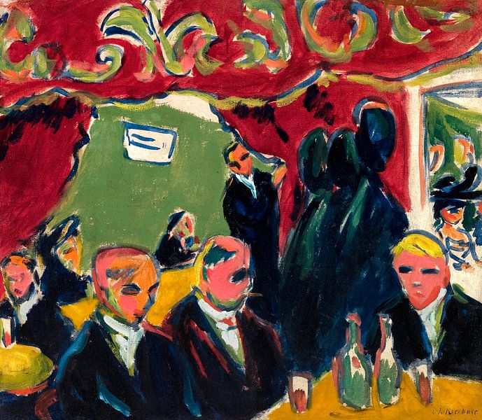 Ernst Ludwig Kirchner's Tavern (1909) by Studio POPPY