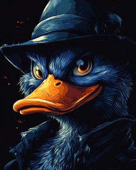 Dark Fury: De intense zwarte eend