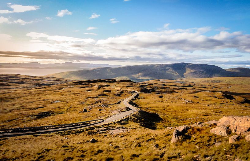 	The winding roads of the remote west coast of Scotland				 by Marjoleine Roos