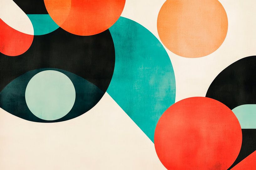 Abstract geometric composition by Poster Art Shop