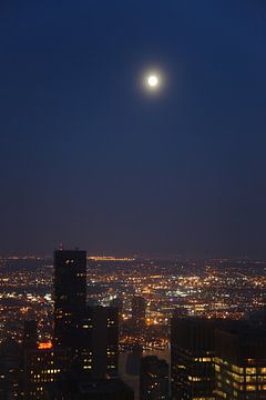 Maanlicht over New-York van Catching Moments