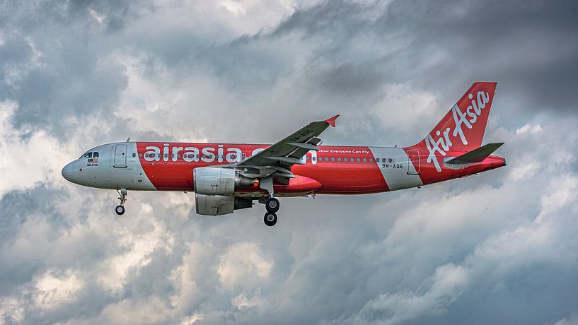 Air Asia Airbus A320 Passagierflugzeug. von Jaap van den Berg