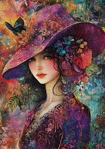 Femme pourpre
