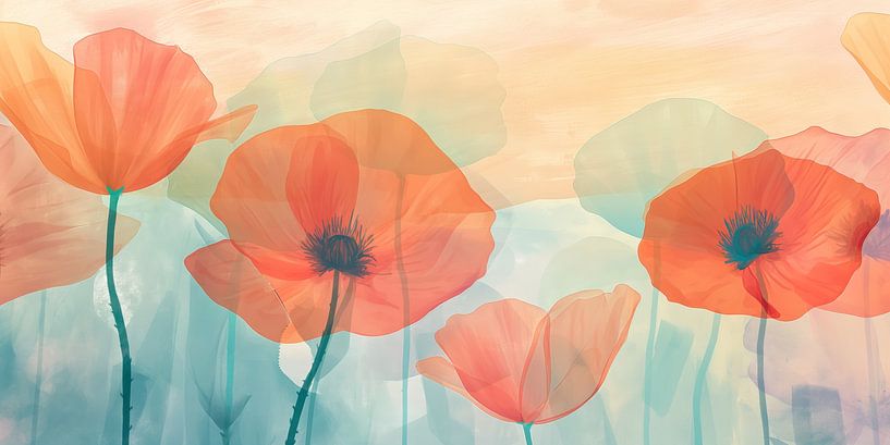 Poppies by Bert Nijholt