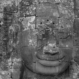Faces of Angkor Thom Temple, Cambodia by Jan Fritz