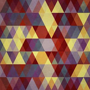 Warme Symmetrie – geometrisches Muster