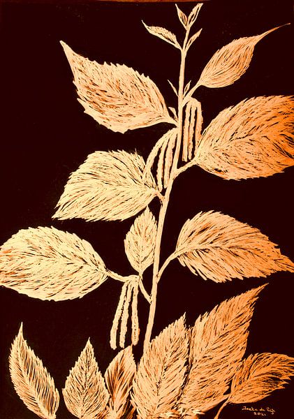 Branch with kittens (2) by Ineke de Rijk