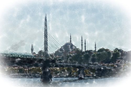 Galata Bridge in Istanbul