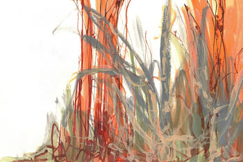 Kleurrijk abstract riet