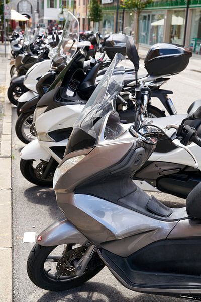 Scooters in Riva del Garda by Heiko Kueverling