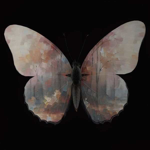 Butterfly pastel by FoXo Art