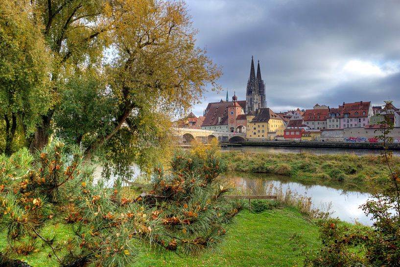 Herfststemming in Regensburg van Roith Fotografie