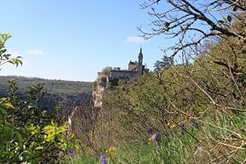 the town of Rocamadour in the Lot department by rémi collot