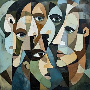 Abstrakte Gesichter