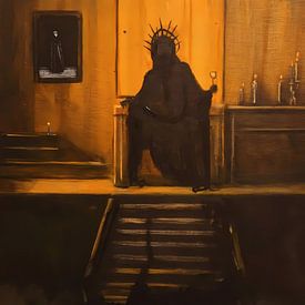 De zwarte koning van Bearded Artist Studios