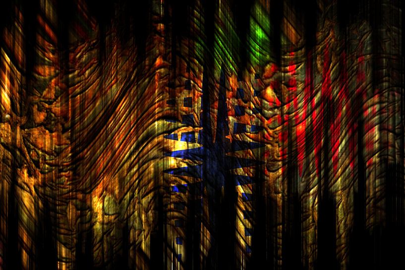 Abstract : De weg naar de ingang van Photoart-Naegele