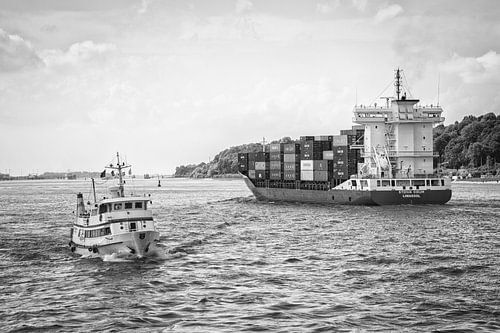 Auf der Elbe