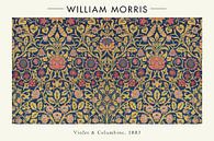 William Morris - Violet & Columbine by Walljar thumbnail