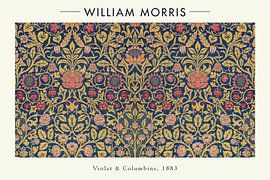 William Morris - Violet & Columbine by Walljar
