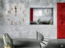 THE MYSTERY OF THE OWL©️2012 - Unikatdruck von Simone Morana Cyla