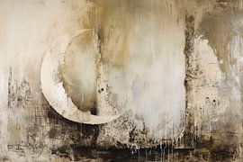 Minimalist Painting – Earthy Tones and Neutral Tranquility