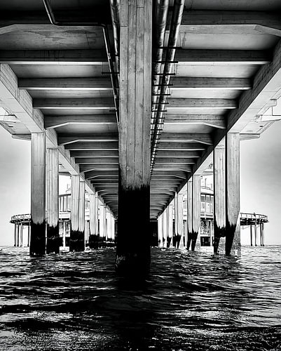 Belgium Pier in Blankenberge van Sven Verdickt