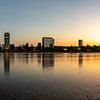 Bonn (quartier fédéral) - Skyline au coucher du soleil sur Frank Herrmann