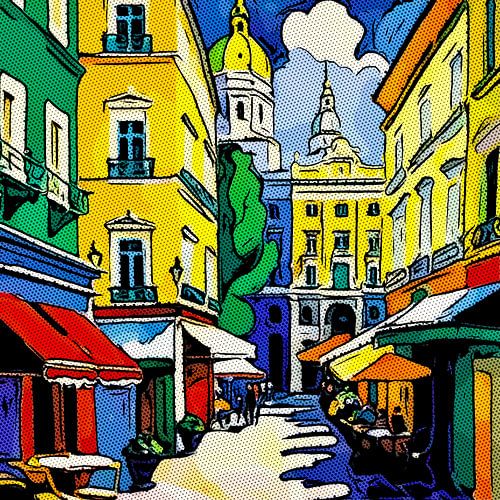 Reizen in Europa, motief 9