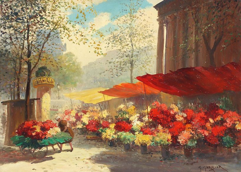 Flower Market van Antonije Lazovic