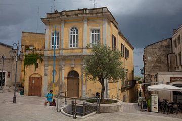 Pand in centrum van Matera, Italie