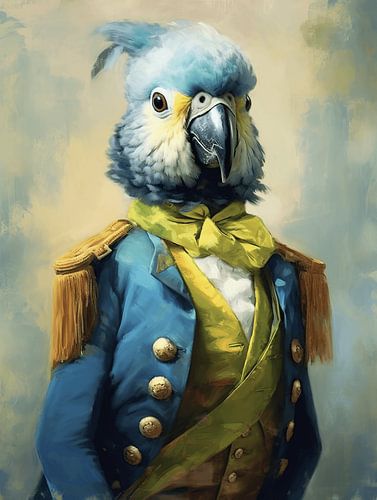Der Papagei, der sich für den König hielt