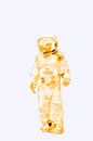Spaceman AstronOut (wit en oranje) van Gig-Pic by Sander van den Berg thumbnail