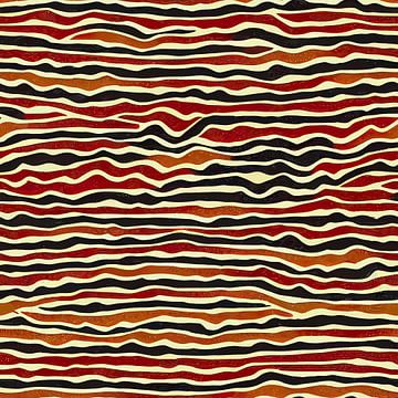 Abstract Navajo Aztec pattern #XV by Whale & Sons