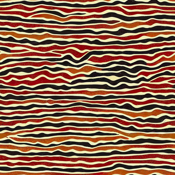Abstract Navajo Aztec pattern #XV by Whale & Sons