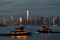 New York  mit dem Hudson River van Kurt Krause thumbnail