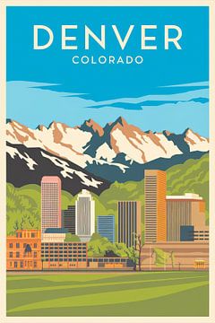 Denver, Colorado van Poster Art Shop